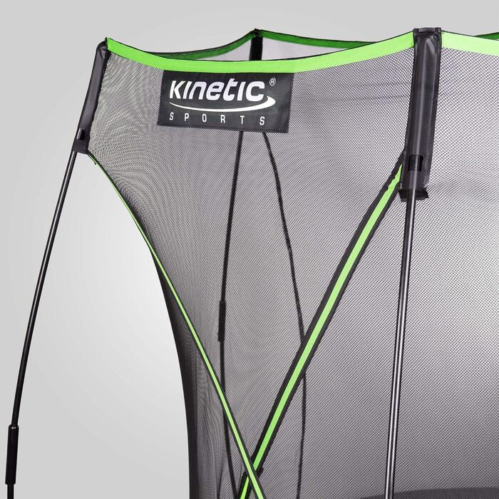 Кінетичний Трамплін Federlos-Design 'Bungee Safety Elite' Ø 244/305/366 см - AirMAXX, Безрамковий, Для дітей та дорослих, Садовий, Безшумний, Outdoor, Зелений