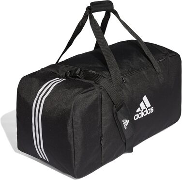 Сумка спортивна adidas Tiro Duffel L, унісекс, 70×32×32 см, чорна/біла