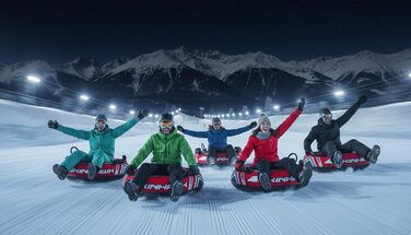 Снігова гума Skinhawk - сніготруба, діаметр 100 см, чорна, преміум якість