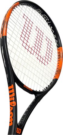 Тенісна ракетка Wilson Burn Elite 105 для дорослих, розмір ручки 3 (4 3/8''), графіт, легка, для гри на корті