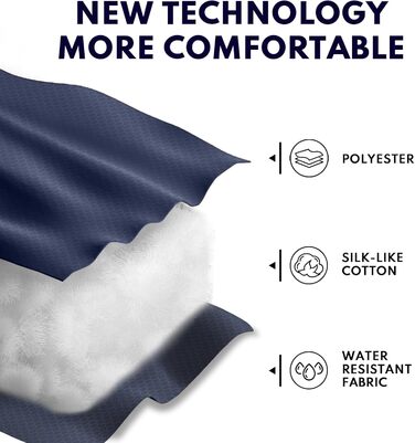 Спальний мішок XXL для дорослих, тепла погода, для кемпінгу, зимових походів, полювання та подорожей (3,2 кг, блакитний)