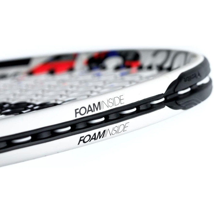 Тенісна ракетка Tecnifibre TF-40 315g (16x19), турнірна, біло-чорна, розмір ручки 4 1/2, без струн