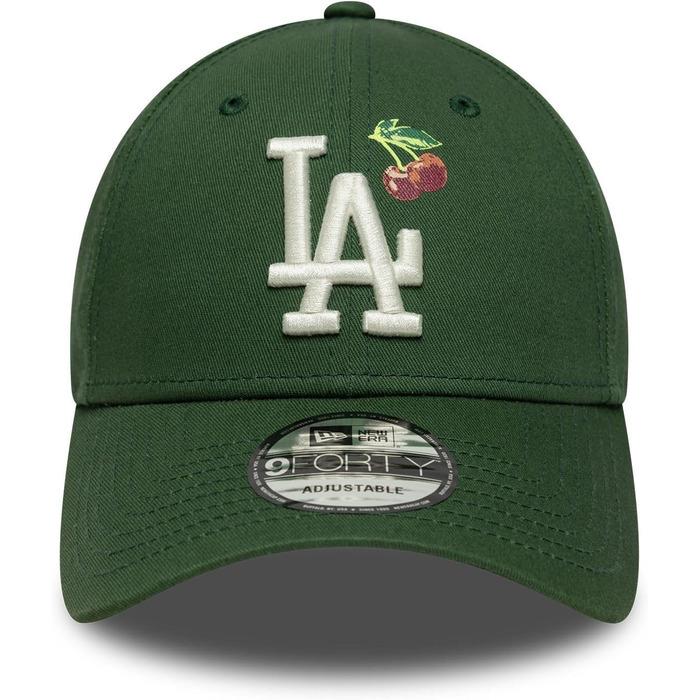 Кепка New Era 9Forty Snapback Los Angeles Dodgers — Регульована бейсболка з вигнутим візерунком, офіційний логотип MLB, один розмір