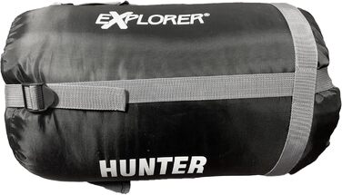 Сплячий мішок Explorer Hunter: XXL, -18°C, 220x80 см, для кемпінгу та риболовлі, камуфляж BW