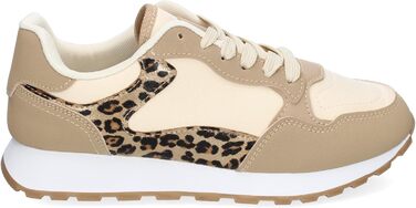 Жіночі спортивні кросівки повсякденні Khaki, 37 EU - зручні, стильні, на шнурівках