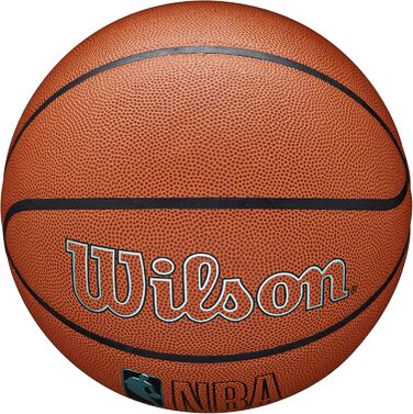 Баскетбольний м'яч Wilson NBA Forge Plus Eco №7 для залу та вулиці, помаранчевий