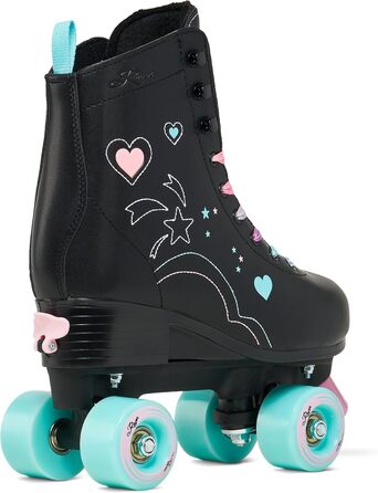 Роликові ковзани Raven Zana Black, регульовані (39-42, 25-26,5 см) для дітей та дорослих