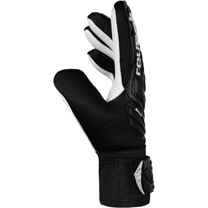 Воротарські рукавички Reusch Attrakt Starter Solid Junior - дитячі, підліткові, чорні, для футболу