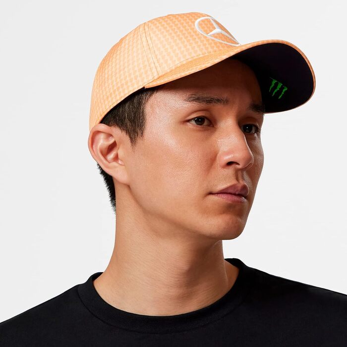 Кепка Mercedes AMG Petronas Formula One Team 2023 Lewis Hamilton, універсальний розмір, колір Peach