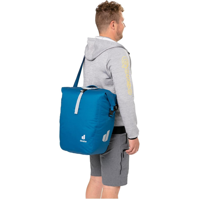 Велосумка Deuter Weybridge 25+5 л, водонепроникна, на задній багажник, Reef