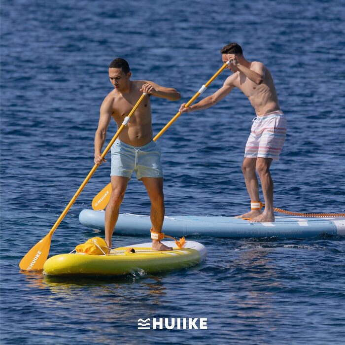 Алюмінієве весло HUIIKE для SUP, 2 в 1, розбірне, 4-частинне, регульоване, подвійне, для сапборду, легке, портативне