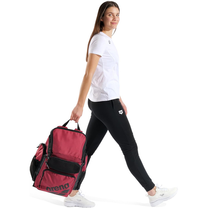 Рюкзак для плавання Arena One Go, 45 літрів, великий, для подорожей, червоний