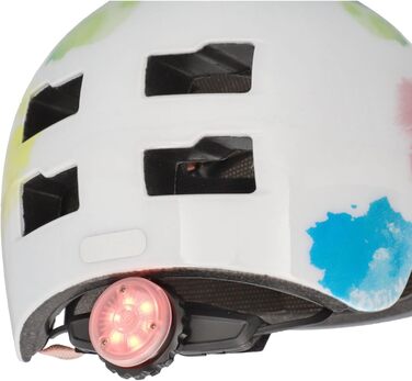 Дитячий велосипедний шолом FISCHER BMX з LED підсвіткою, шолом для велосипеда та дерт-байка