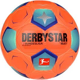 Футбольний м'яч DERBYSTAR Bundesliga Brillant Replica High Visible, розмір 5, білий, унісекс, для дорослих