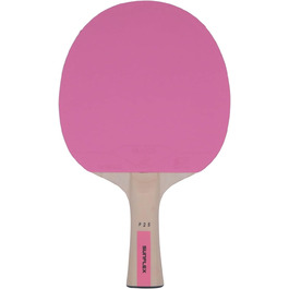 Sunflex® Color COMP P25 ракетка для настільного тенісу з рожевою накладкою, ITTF сертифікат, для початківців, легка, з увігнутою ручкою