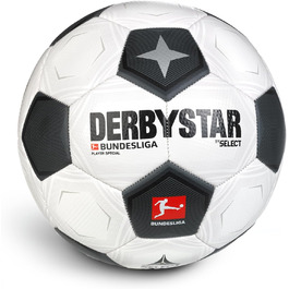 Футбольний м'яч Derbystar Bundesliga Player Special v23, офіційний м'яч Бундесліги 23/24, розмір 5, чорний/білий, унісекс