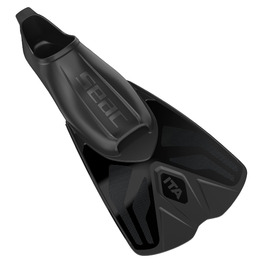 SEAC ITA: Короткі ласти для плавання та снорклінгу, чорні, 42/43 – Легкі та потужні для дорослих та дітей