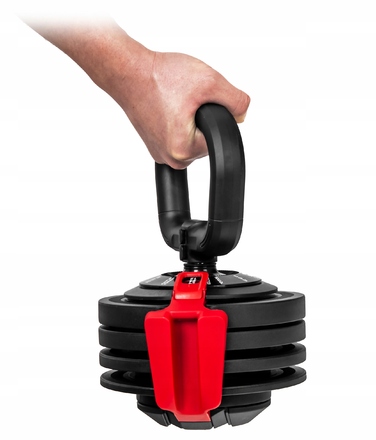 Регульовані гумовані гантелі Sapphire, 1 x 24 кг