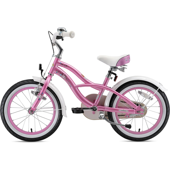 Дитячий велосипед BIKESTAR Cruiser 16 дюймів для хлопчиків і дівчаток від 4-5 років