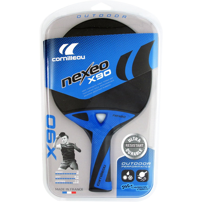 Тенісна ракетка Nexeo X90 Carbon, карбонова, для професіоналів