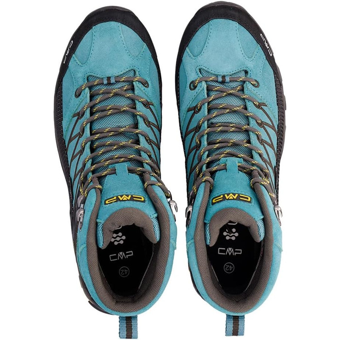 Чоловічі трекінгові черевики CMP Rigel Mid Shoes WP, 42 EU, Nilo Gold Green