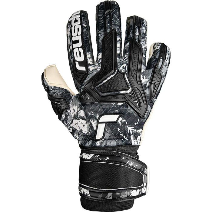 Воротарські рукавички Reusch Attrakt Freegel Gold Evolution Cut із зовнішнім швом і накладкою Grip Gold, універсальні, для всіх типів покриття
