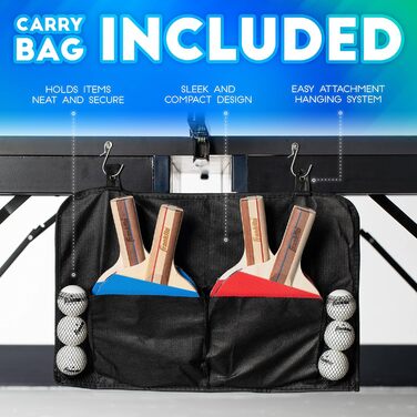 Набір для настільного тенісу Franklin Sports – 2 або 4 гравці – повний стартовий набір