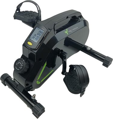 Тренажер для ніг Tretmann Pedaltrainer Pro Set: міні-велосипед для сеньйорів та реабілітації, безшумний домашній велотренажер з килимком та ременями