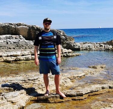 Надувна буйка OPENWATER для плавання та триатлону з рюкзаком 3-в-1, 28L, з водонепроникною сумкою