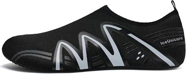 Чоботи для плавання IceUnicorn: зручні аквашузи для жінок та чоловіків, розмір 38/39 EU, колір чорний