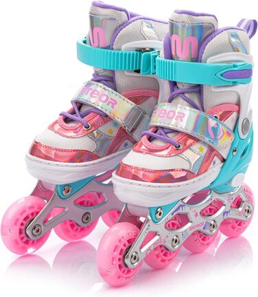 Дитячі ролики M Lunar з LED підсвіткою - регульовані, зручні, для перших спроб катання