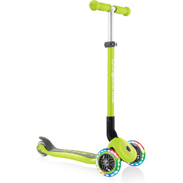 Дитячий самокат GLOBBER Primo Foldable Lights, 3-колісний, регульована висота, LED колеса, колеса 120/80 мм, підшипники ABEC 5