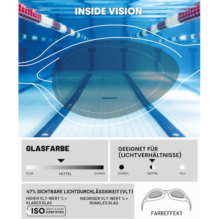 Окуляри для плавання ARENA Spider Junior Mirror (R_Smoke-Grey-Black) - дитячі, з дзеркальним покриттям
