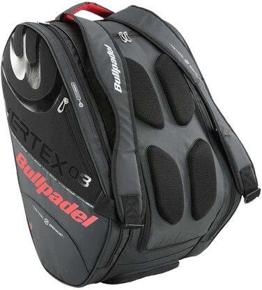 Сумка для паделу Bullpadel Vertex BPP22001, чорна/червона