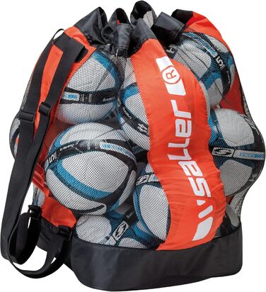 Сумка для м'ячів Saller Ballsack 15.0, 45x82 см, чорна-оранжева