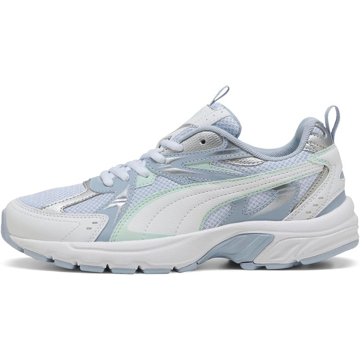 Чоловічі кросівки Puma Milenio Tech з технологією Cool Weather (41 EU, білий/блакитний)