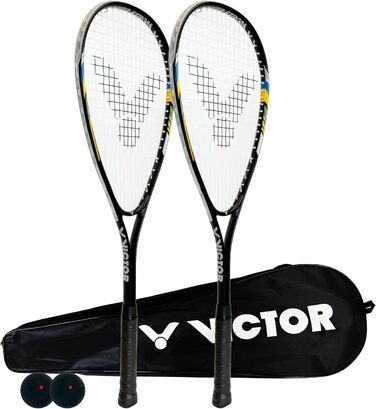 Набір для сквошу VICTOR Power Storm: 2 ракетки, м'ячі та сумка