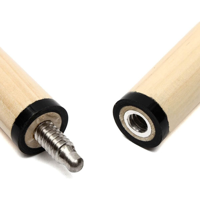 Більярдні киї з твердого дерева, для дітей, підлітків та дорослих, 58 дюймів, набір 2 шт.