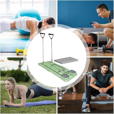 Тренажер для планки та преса Plank Trainer – універсальний фітнес-тренажер для віджимань, пілатесу, зміцнення м'язів сідниць, спини та балансу, для домашнього використання