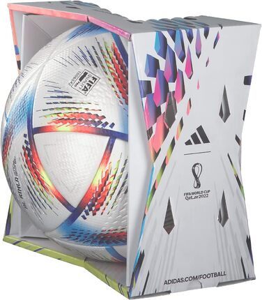 Футбольний м'яч Adidas RIHLA PRO H57783, унісекс, білий, для рекреаційної гри
