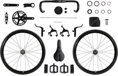 Велосипед FabricBike AERO фіксований, синглспід, алюмінієва рама, карбонова вилка, колеса 28 дюймів, 5 кольорів, 3 розміри, 7.95 кг