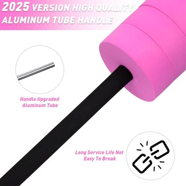 Водні гантелі BOOSTEADY для аквафітнесу: короткі та довгі, рожеві та блакитні