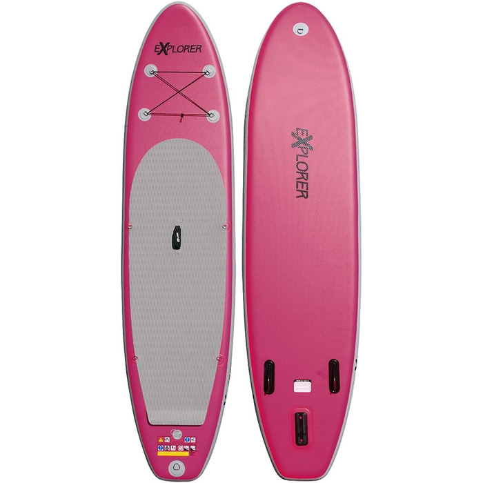 Надувна SUP-дошка EXPLORER ALF2 320 см, рожева, для сап-серфінгу