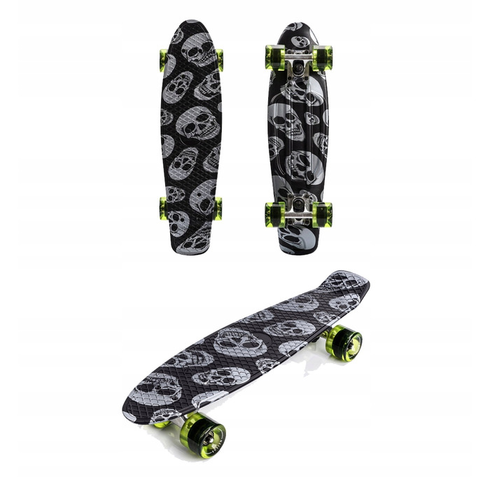 Скейтборд Meteor Skulls 22607