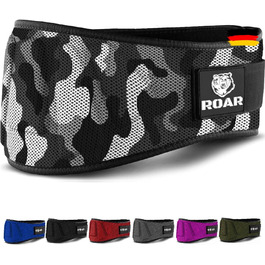 Пояс для важкої атлетики Roar® для чоловіків і жінок, пауерліфтинг, кросфіт, фітнес, тренажерний зал
