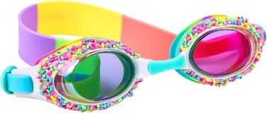 Дитячі плавальні окуляри Bling2o для дівчаток Whoopie Pie Brights, яскравий дизайн, силіконові, для басейну та моря