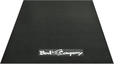 Bad Company підлоговий килимок 130x90 см, без запаху, захисний килим для тренажерів, фітнес, спортзал