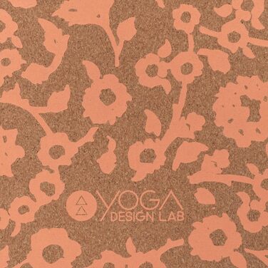 Килимок для йоги Yoga Design Lab з корка, екологічний, для хот-йоги, бікраму, аштанга, інтенсивних тренувань, преміум-якість, з ременем
