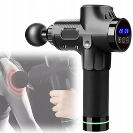 Професійний перкусійний масажер для тіла та спини Massage Gun Pro, потужний акумуляторний пістолет-масажер