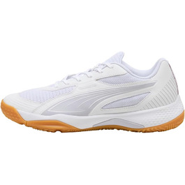 Спортивне взуття PUMA Solarflash III W для залу - чоловіче/жіноче, 42.5 EU, білий/фіолетовий/малиновий